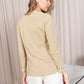 Birdsong Bloom Embroidered Top in Almond color