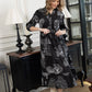 Botanica Moon Maxi Dress in Shadow Black