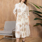 Botanica Moon Maxi Dress in Shadow White