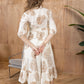 Botanica Moon Maxi Dress in Shadow White