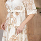 Botanica Moon Maxi Dress in Shadow White