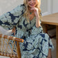 Wildmint Ruffle Smocking Dress in  Beige & Light Cream