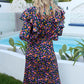 Confetti Crush Printed Dress in Wild Fuchsia