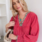 Pink Prowler Corduroy Dress in Panther Pink