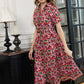 Hibiscus Rush Shirt Dress in Bloom Pink