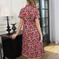Hibiscus Rush Shirt Dress in Bloom Pink