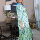 Sweet Syllable Shirt Dress in green
