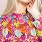Chromaflora Highneck Top in Jungle Bloom