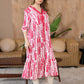 The Herbarium Long Dress in Ivory Pink