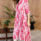The Herbarium Long Dress in Ivory Pink