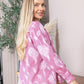 Victorian Bloom Blouse in Dusty Pink