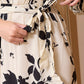 Vow & Vine Midi Dress in Ivory Dusk