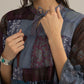 Bohera Tangled Spice Patchwork Top in Caravan Red