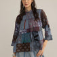 Bohera Tangled Spice Patchwork Top in Caravan Red