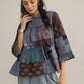 Bohera Tangled Spice Patchwork Top in Caravan Red
