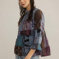 Bohera Tangled Spice Patchwork Top in Caravan Red