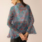 Rosette Reverie Top in Blue