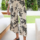Zen Garden Women's Pants in White & Black