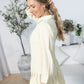 Blush Hour Pleated Mini Dress in Chino Green