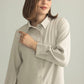 Blush Hour Pleated Mini Dress in Lunar Rock