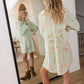 Wildflower Whisper Mini Dress in Mint