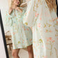 Wildflower Whisper Mini Dress in Mint
