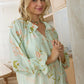 Wildflower Whisper Mini Dress in Mint