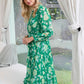 Fleur de Dusk Dress in Green