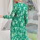 Fleur de Dusk Dress in Green