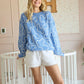 Twist of West Knitted Sweater in Blue