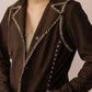 Wandering Compass Leather Jacket in Sierra Black