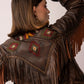 Fury Rider Leather Jacket in Smoky Brown