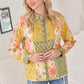 Zest & Bloom Shirt in Boho Yellow