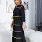 Carnival Sway Dress in Neon Dusk