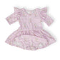Baby Bunnies 3/4 Sleeve Flutter Twirl Bodysuit