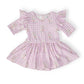Baby Bunnies 3/4 Sleeve Flutter Twirl Bodysuit