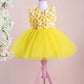 Barbara Yellow Party Dress