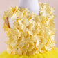 Barbara Yellow Party Dress
