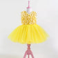 Barbara Yellow Party Dress