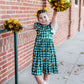 Baylor Plaid Bear Flutter Twirl Dress