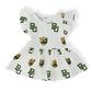 Baylor White Bear Flutter Twirl Bodysuit