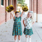 Baylor Plaid Bear Ruffle Twirl Skort