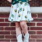 Baylor White Bear Ruffle Twirl Skort