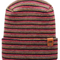 H Stitch Beanie, Multi Color Knit Winter Hats