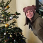 Patented H Stitch Beanie, Double Pom Pom, Multi Color
