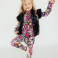 Black Checker Puffer Vest