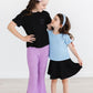 Black Scrunchy Twirl Skort