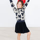Black Twirl Skort