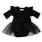Black Velvet Tutu Bodysuit