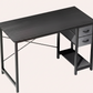 40/47 Inch Computer Desk with Fabric Storage Drawers, Modern Home Office Table